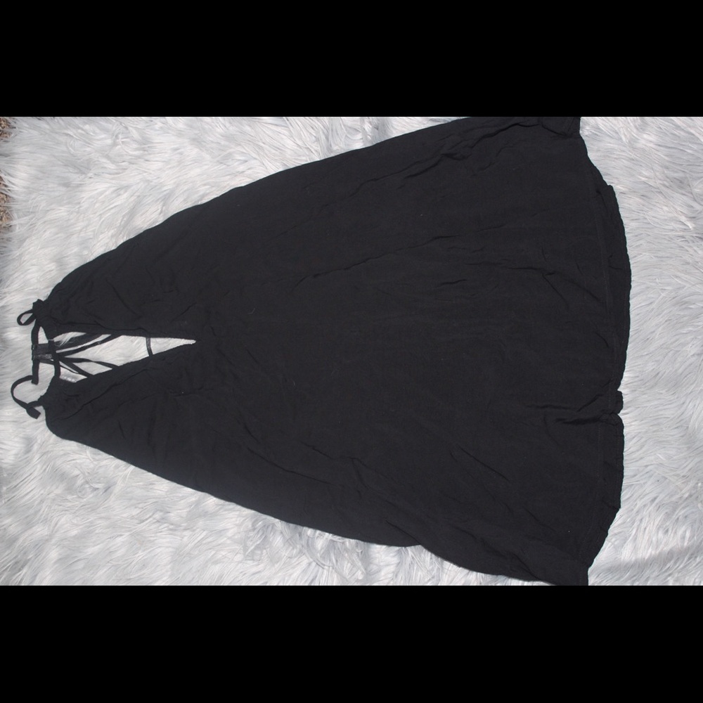Mini dress, with open back